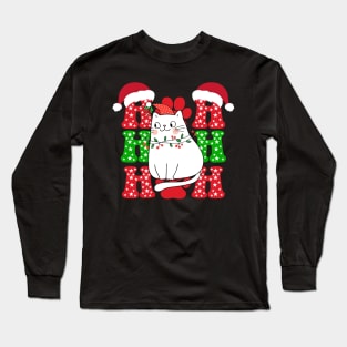 Cat Merry Christmas Long Sleeve T-Shirt